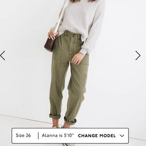 Madewell Straight Military Pants
